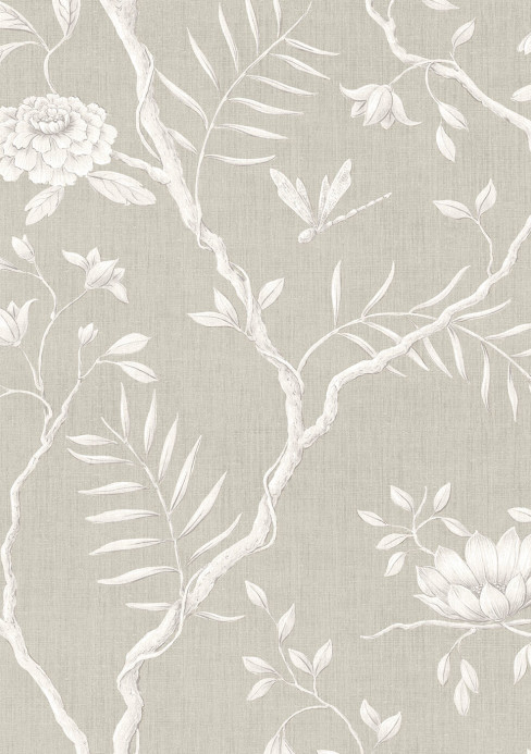 Lewis & Wood Carta da parati Jasper Peony - Flax