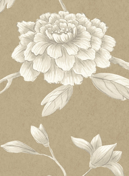 Lewis & Wood Tapete Jasper Peony - Ginger