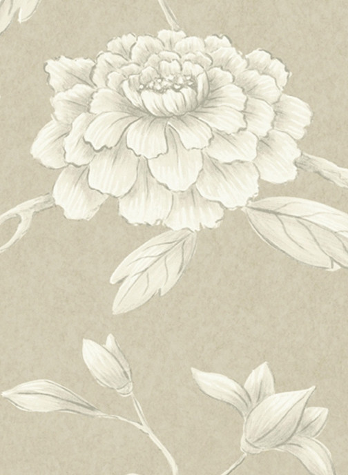 Lewis & Wood Tapete Jasper Peony - Parchment