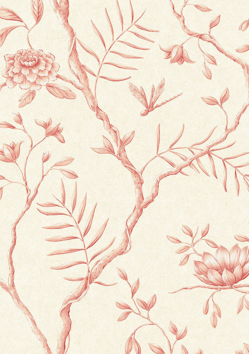 Lewis & Wood Carta da parati Jasper Peony - Rose