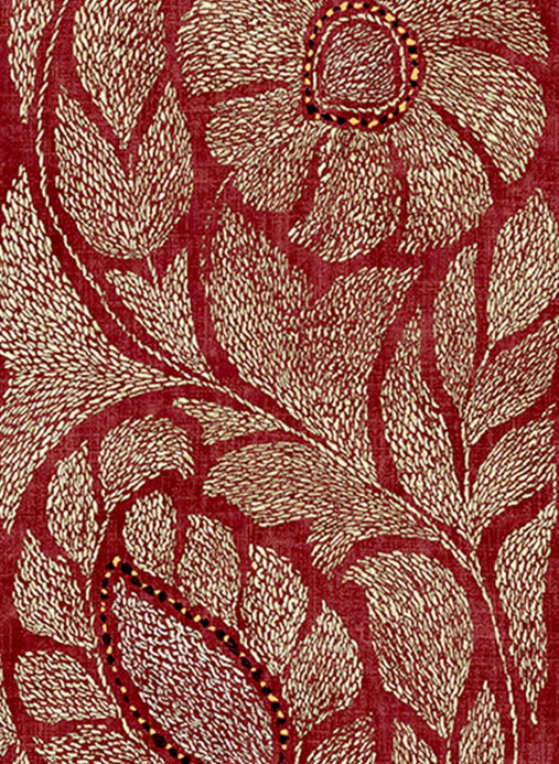 Lewis & Wood Tapete Kashmiri - Garnet Gold