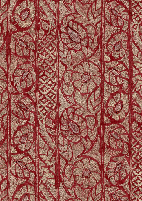Lewis & Wood Tapete Kashmiri - Garnet Gold