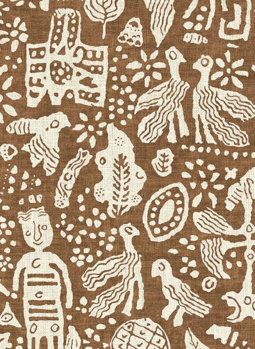 Lewis & Wood Tapete Minna Maze - Ginger