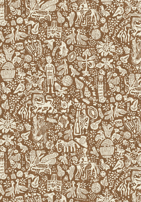 Lewis & Wood Tapete Minna Maze - Ginger