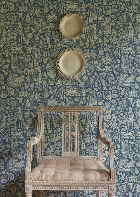 Lewis & Wood Carta da parati Minna Maze