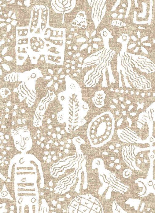 Lewis & Wood Tapete Minna Maze - Raffia