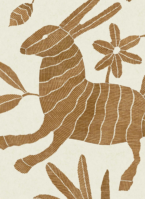 Lewis & Wood Tapete Otomi - Foxy