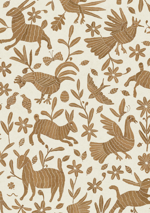 Lewis & Wood Tapete Otomi - Foxy