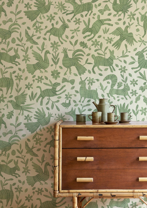 Lewis & Wood Carta da parati Otomi
