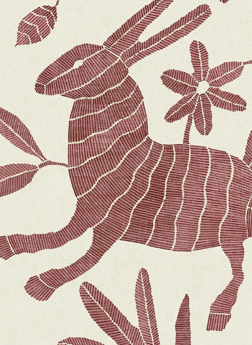 Lewis & Wood Tapete Otomi - Rosy