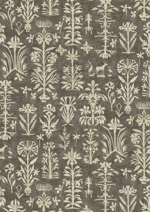 Lewis & Wood Papier peint Papyrus - Nero