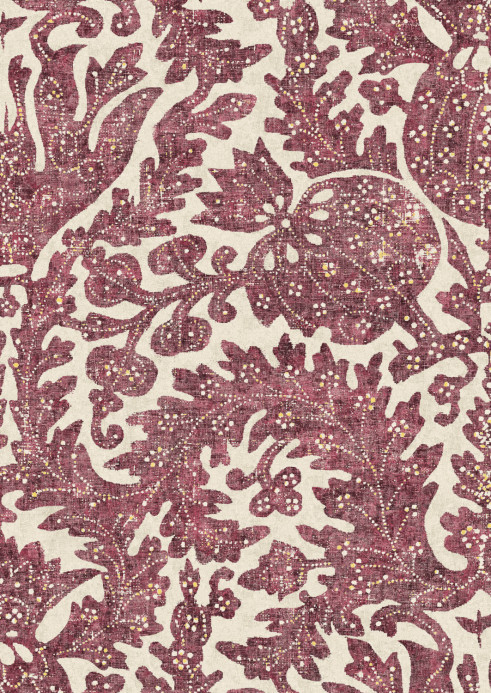 Lewis & Wood Carta da parati Pomegranate - Raspberry