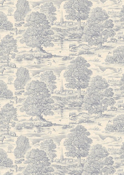Lewis & Wood Tapete Royal Oak - Aerial