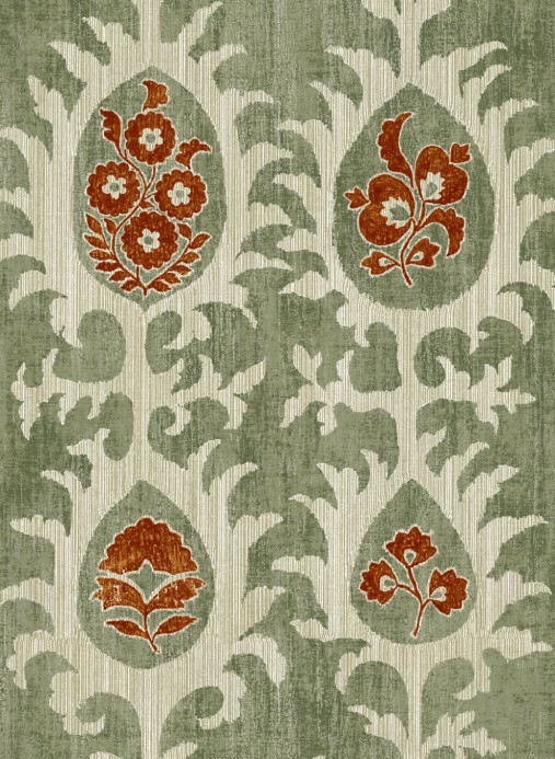 Lewis & Wood Tapete Tribal - Limpopo Green