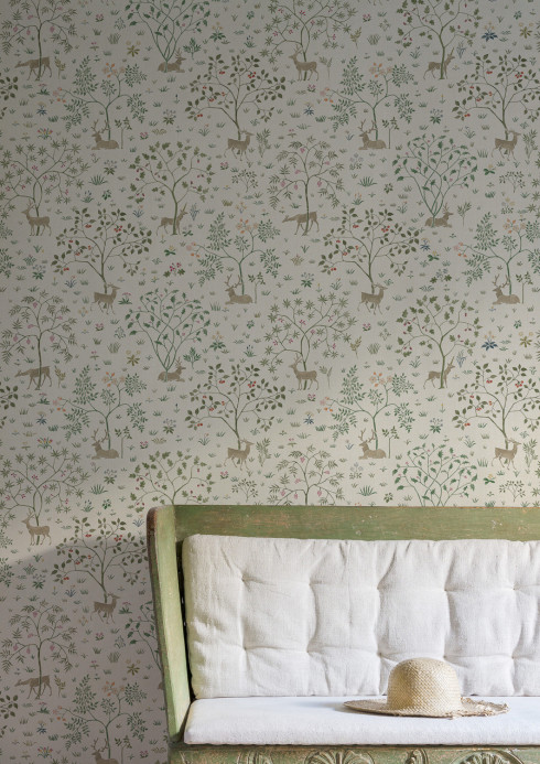 Lewis & Wood Tapete Voysey Park - Verdure