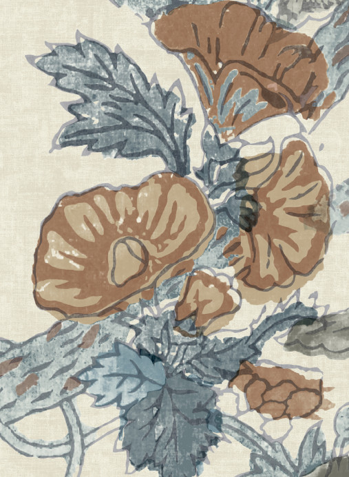 Lewis & Wood Tapete Wild Thing - Copper Cobalt