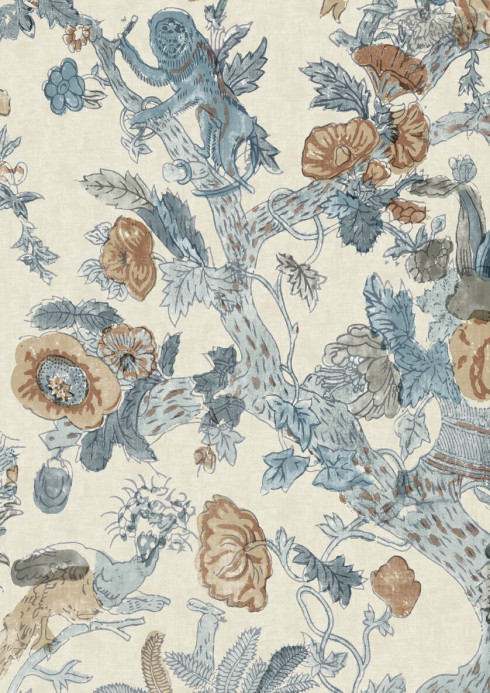 Lewis & Wood Tapete Wild Thing - Copper Cobalt