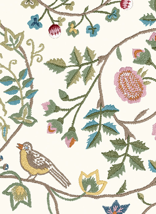 Lewis & Wood Papier peint Windrush - White