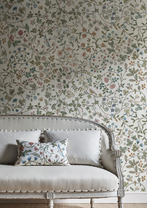 Lewis & Wood Papier peint Windrush - White