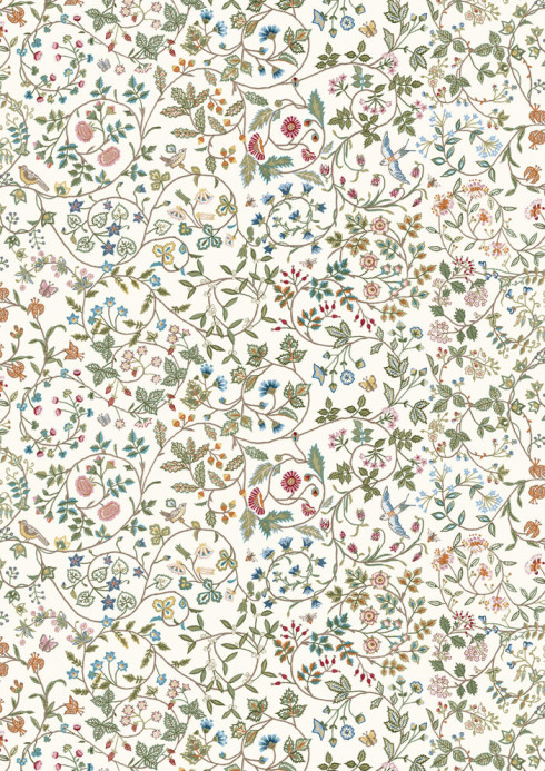 Lewis & Wood Papier peint Windrush - White