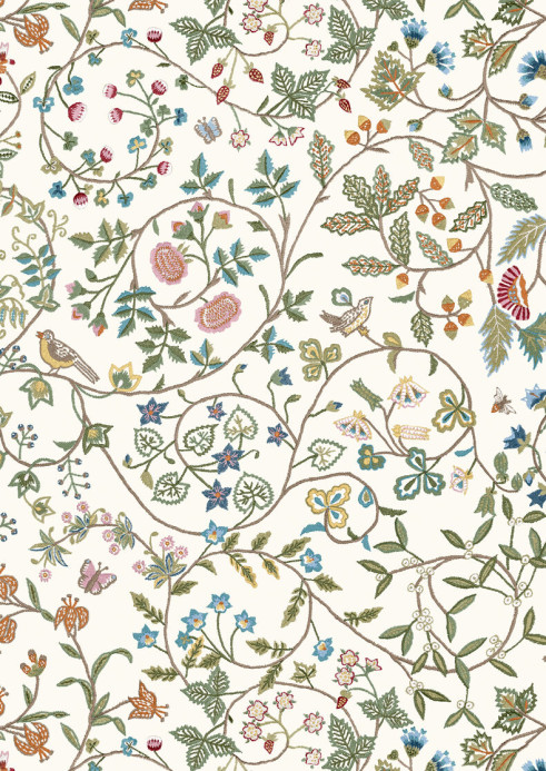 Lewis & Wood Papier peint Windrush - White