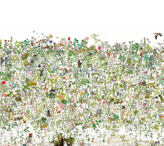 NLXL Wandbild Enchanted Garden - 8 Drops