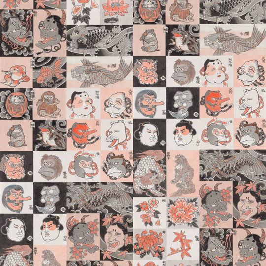 NLXL Papier peint Irezumi - KSO-01