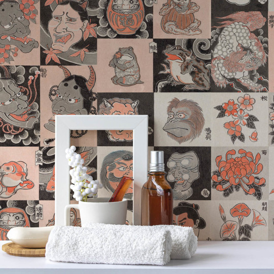 NLXL Papier peint Irezumi - KSO-01