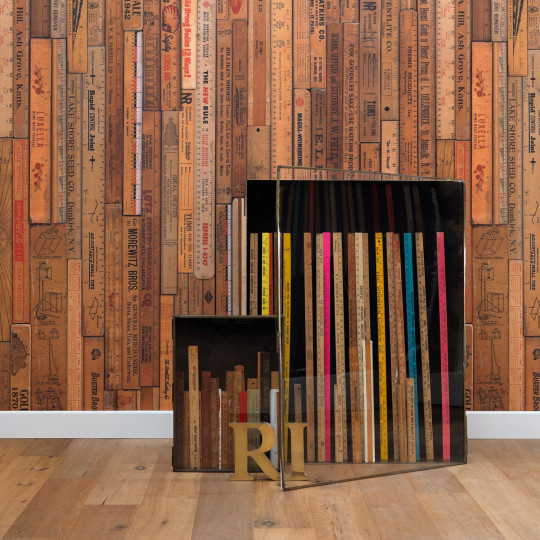 NLXL Papier peint Printed Rulers - MRV-05