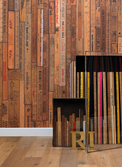 NLXL Wallpaper Printed Rulers