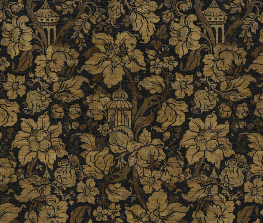 NLXL Wandbild Big Pattern Paradis Noir - 8 Drops