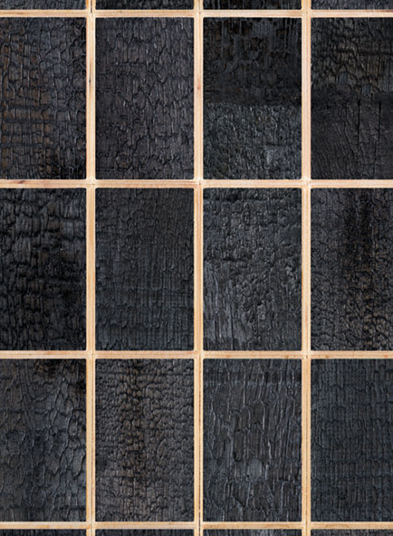 NLXL Tapete Waste Tiles - Burnt