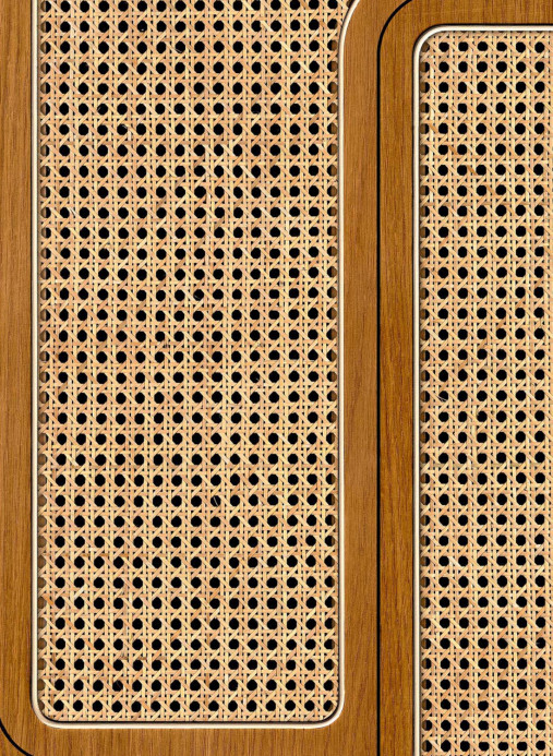 NLXL Wallpaper Angle Webbing Oak - VOS-04