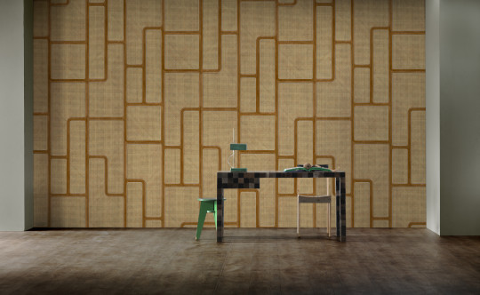 NLXL Wallpaper Angle Webbing Oak - VOS-04