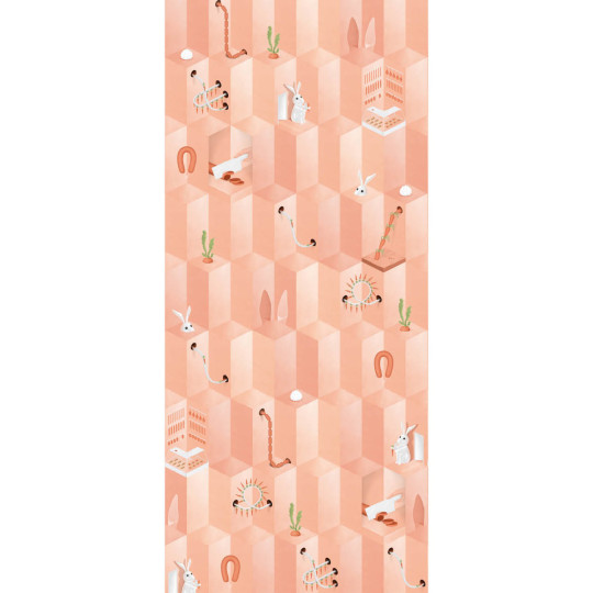 NLXL Wallpaper Pink Carrot - SUZ-01