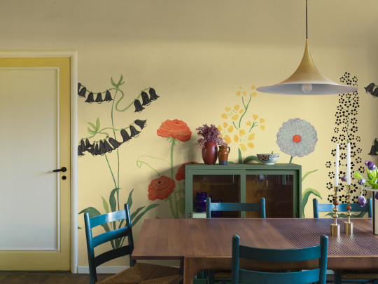 Boråstapeter Carta da parati panoramica Astrid Wilson Hollyhock - 9565W