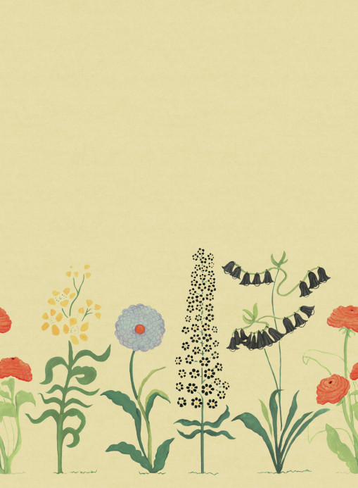 Boråstapeter Wandbild Astrid Wilson Hollyhock - 9565W