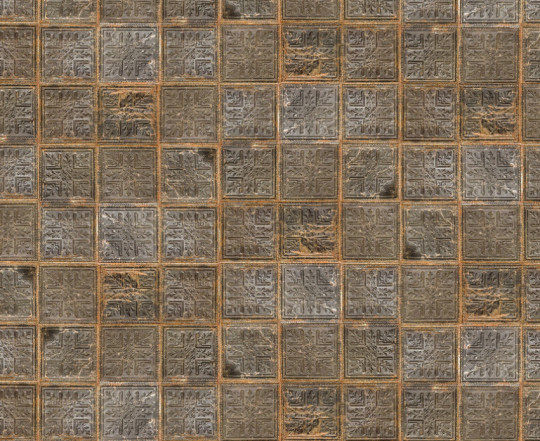 Boråstapeter Papier peint panoramique Brown Plates - 9507W