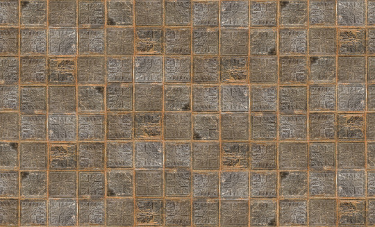 Boråstapeter Wandbild Brown Plates - 9507W