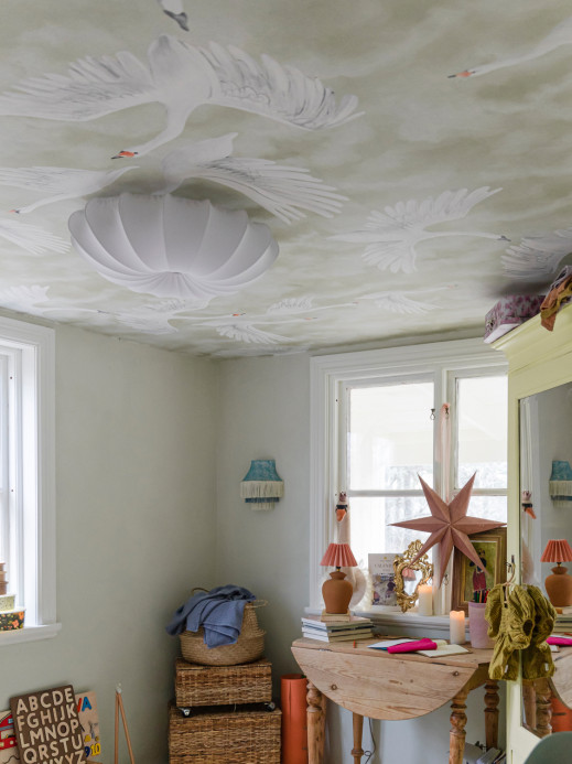 Boråstapeter Studio Papier peint panoramique Clouds Swans - 9414W