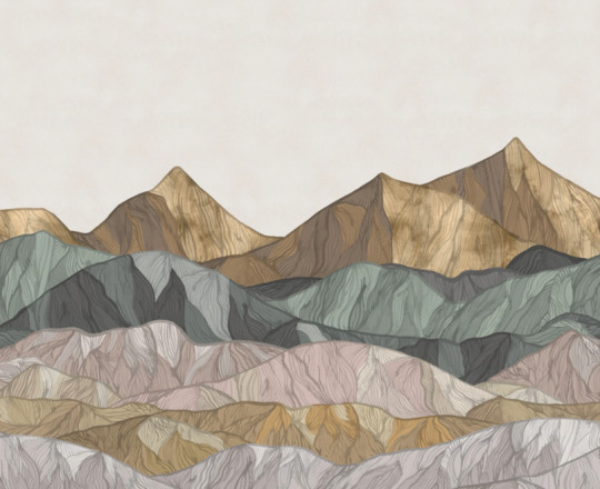Boråstapeter Studio Mural Coloured Mountain - 9465W