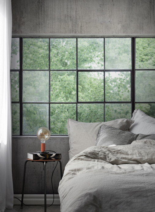 Boråstapeter Studio Wandbild Concrete Wall Windows