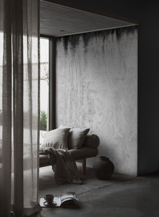 Boråstapeter Studio Mural Dark Concrete