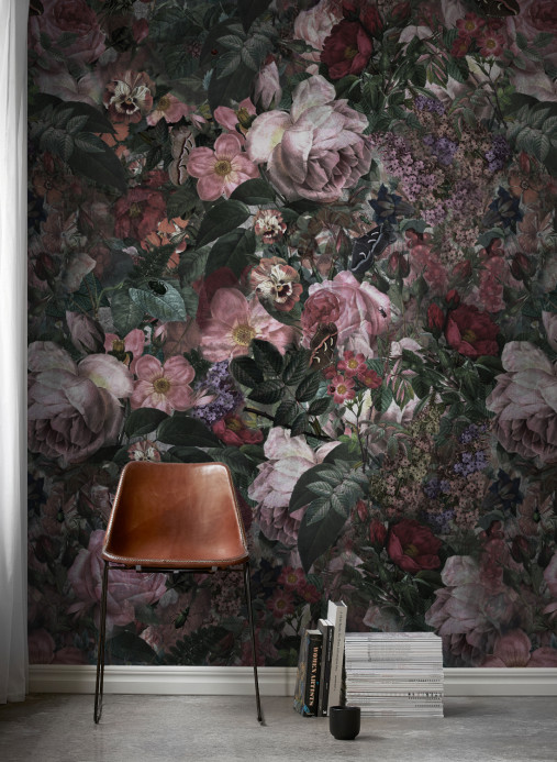 Boråstapeter Studio Mural Dark Floral
