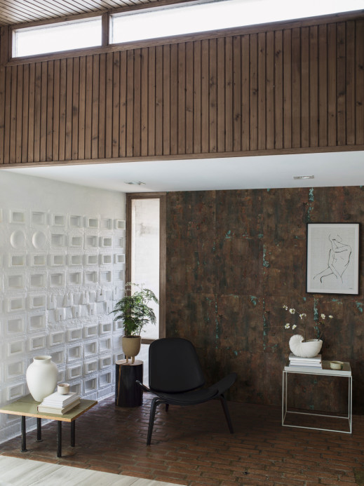 Boråstapeter Studio Mural Etched Copper