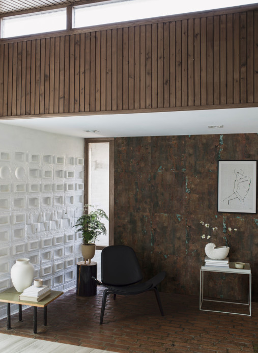 Boråstapeter Studio Carta da parati panoramica Etched Copper