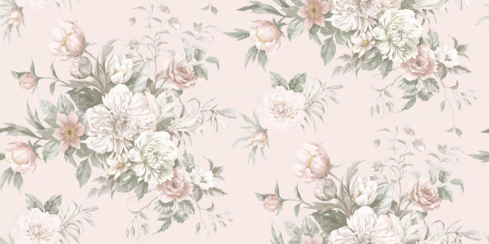 Boråstapeter Studio Carta da parati panoramica Floral Charm Grand - 9721W