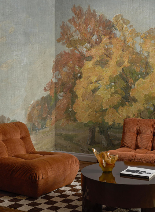 Boråstapeter Studio Mural Hedgerow Landscape