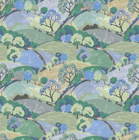 Boråstapeter Studio Wandbild Hills and Trees - 9623W