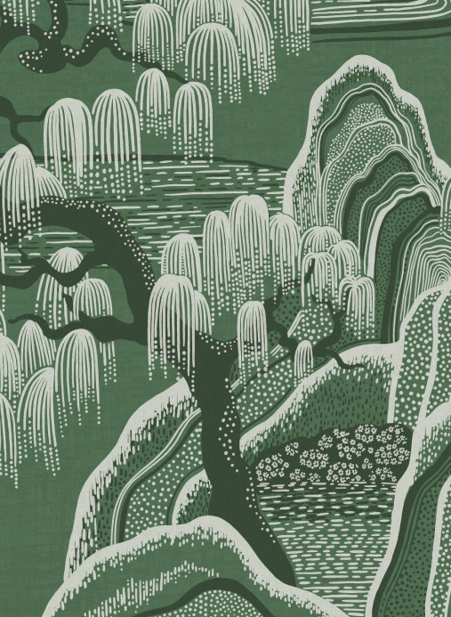 Boråstapeter Studio Papier peint panoramique Indigo Garden Mural - 9592W